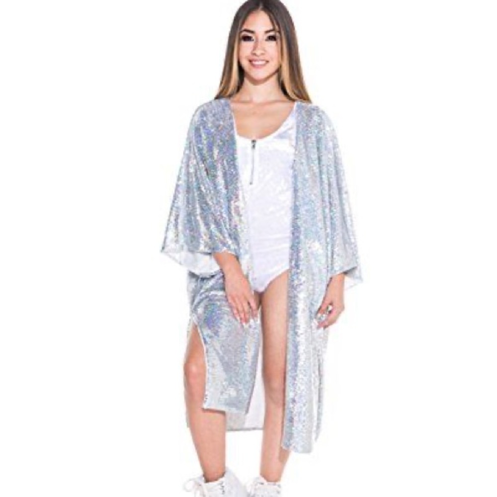 Sequin Kimono